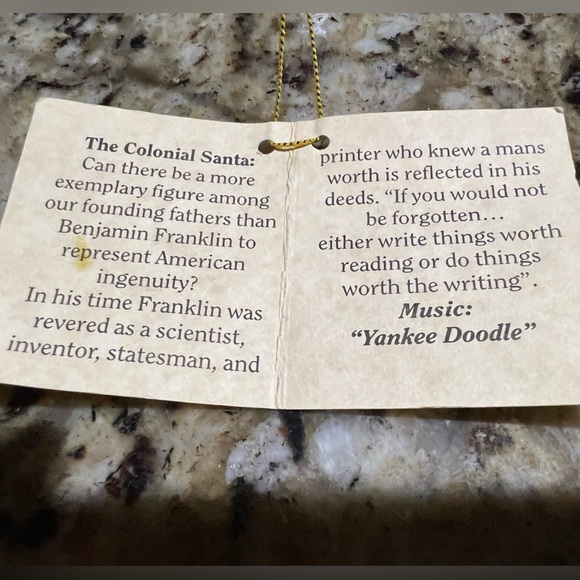 Fabriché Musical “Great American Santa Christmas Collectible Kurt Adler - Picture 10 of 10